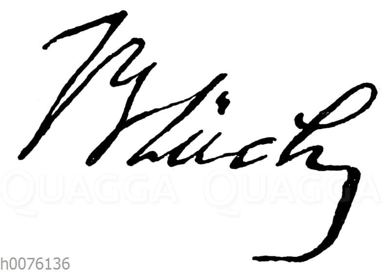 Gebhard Leberecht von Blücher: Autograph