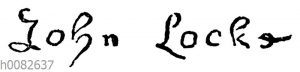 John Locke: Autograph