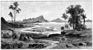 Bucht von Aulis an der Ostküste von Böotien