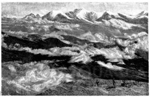 Der Gaurisankar und Kautschindschinga im Himalaya