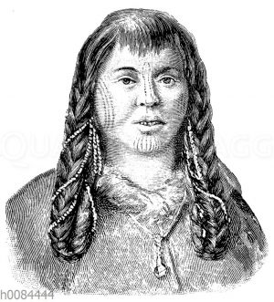 Tscliuktschische Frau.