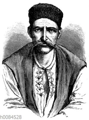Porträt eines bulgarischen Mannes