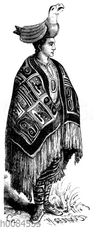 Porträt eines Haida-Indianers