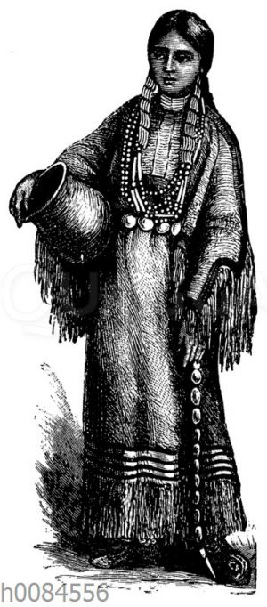 Porträt einer Dakota-Indianerin