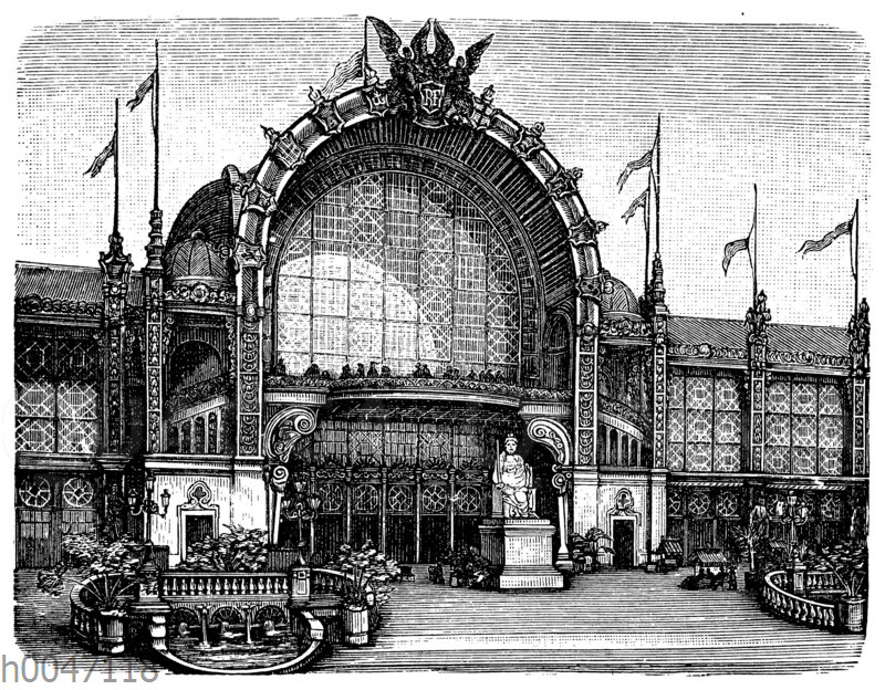 Weltausstellung in Paris 1878. (Ehrentor.)