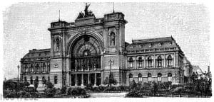 Ostbahnhof der ungarischen Staatsbahnen zu Budapest