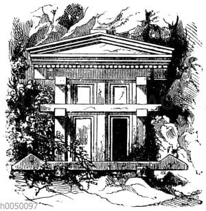 Lykische Grabfassade in Antiphellos