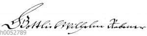 Gottlieb Wilhelm Rabener: Autograph