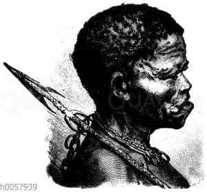 Porträt eines Buschmanns