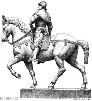 Standbild des Bartolommeo Colleoni in Venedig