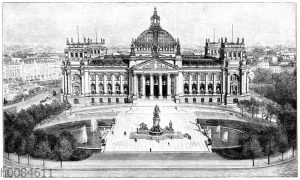 Reichstagsgebäude in Berlin