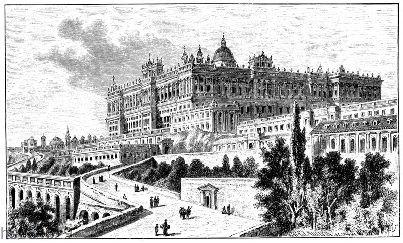 Der Königspalast in Madrid