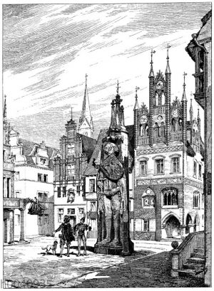Der 'Roland' in Bremen