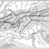Gebirgsrücken der Alpen