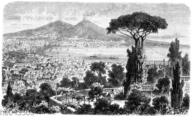 Neapel mit dem Vesuv
