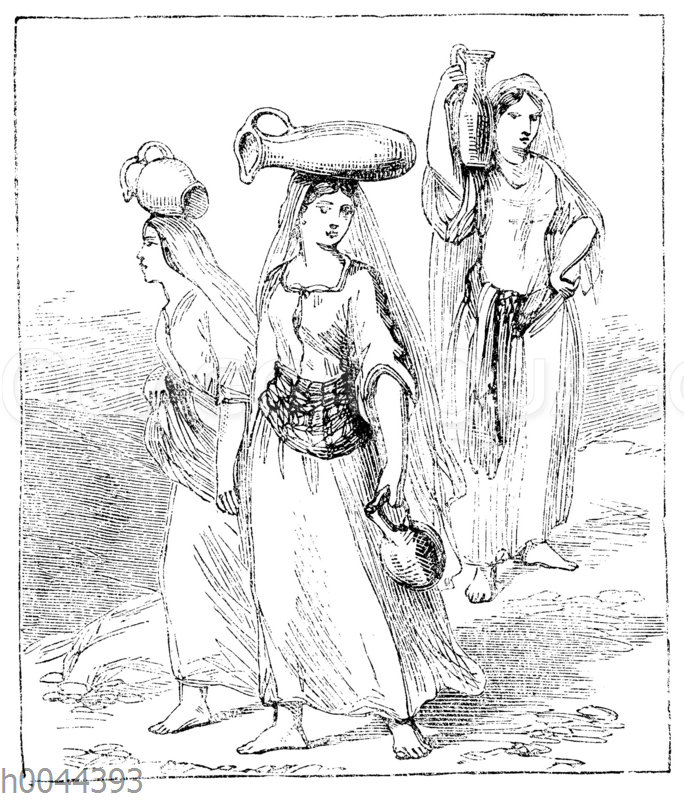 Galiläische Frauen mit Wasserkrügen