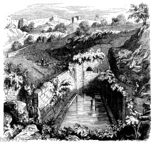 Der Teich Siloah (Ain Silwan)