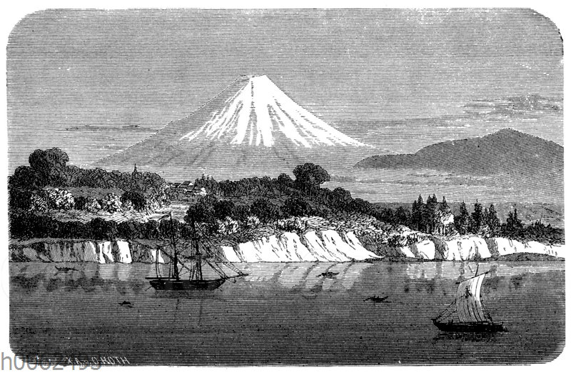 Vulkan-Landschaft: Der Fusi-no-yama auf Nipon (Japan)