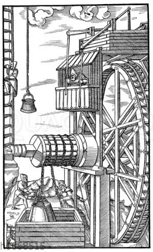 Bergwerkbetrieb im 16. Jahrhundert
