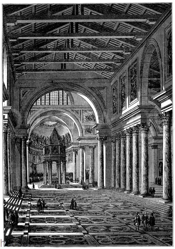 Inneres der alten Peterskirche