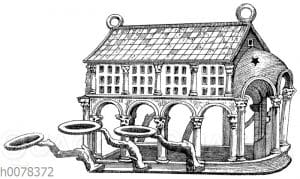 Bronzener Lampenträger