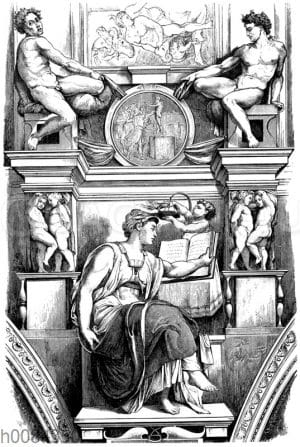Die erythräische Sibylle. Von Michelangelo