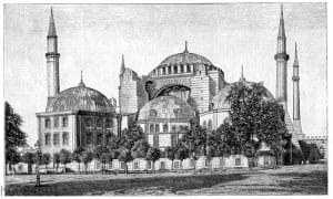 Sophienmoschee in Konstantinopel