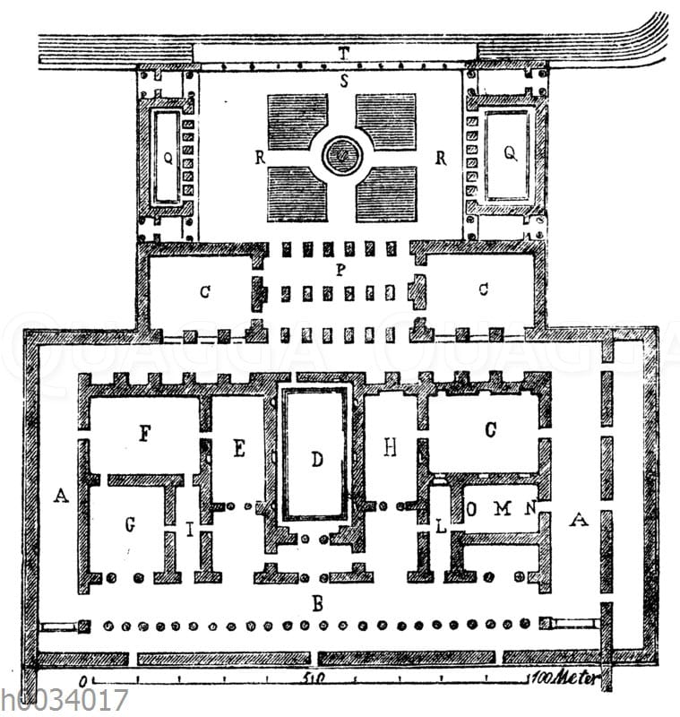 Gymnasium zu Hierapolis. Grundriss