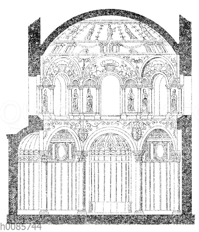 Baptisterium der Kathedrale in Ravenna