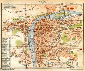 Stadtplan von Prag