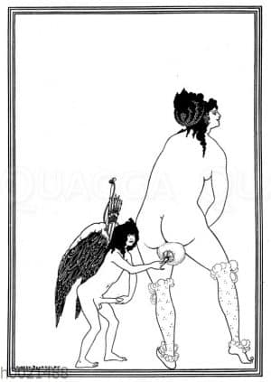 Toilette der Venus von Aubrey Beardsley