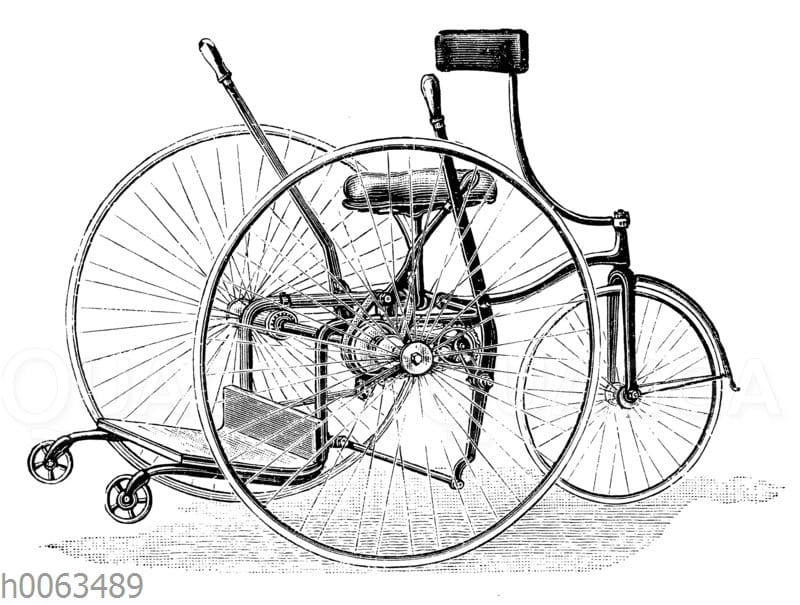 Dreirad für den Handbetrieb