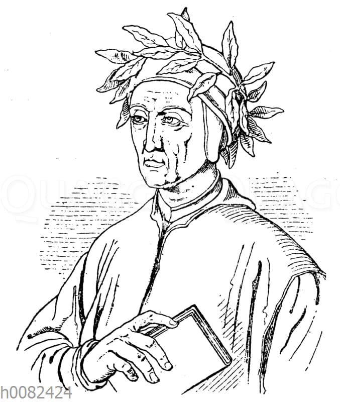 Dante Alighieri (1265-1321) im Alter