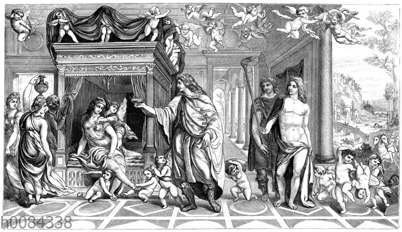 Hochzeit Alexanders mit Roxane. Wandgemälde von Sodoma