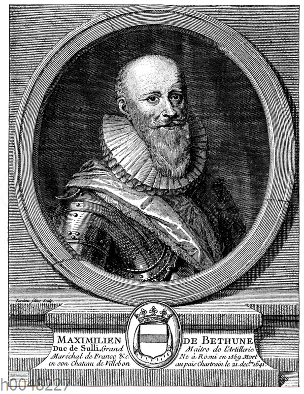 Maximilien de Béthune, Herzog von Sully (15601641), nach dem Stich von