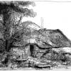 Bauernhaus nach einer Radierung von Rembrandt