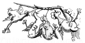 Witwe Bolte von Wilhelm Busch (Max und Moritz