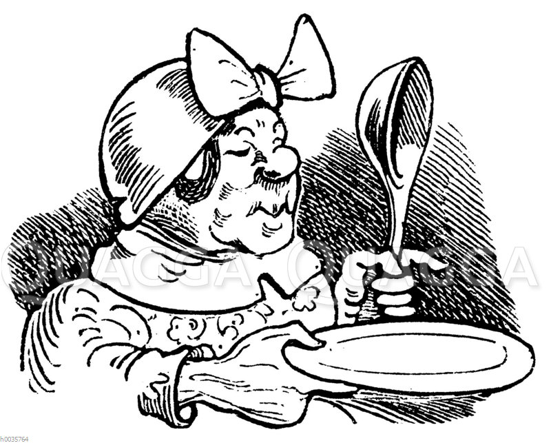 Witwe Bolte von Wilhelm Busch (Max und Moritz