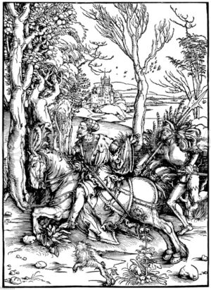 Der Ritter mit dem Landsknecht