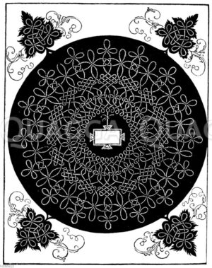 Der zweite Knoten. Nach einem Holzschnitt von Albrecht Dürer