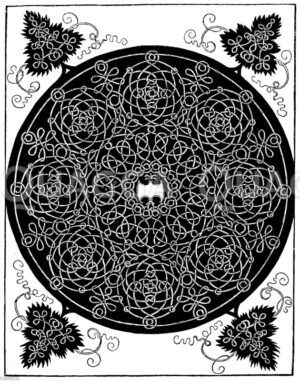 Der fünfte Knoten. Nach einem Holzschnitt von Albrecht Dürer