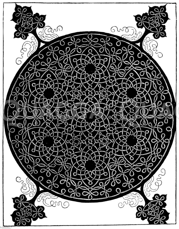Der sechste Knoten. Nach einem Holzschnitt von Albrecht Dürer