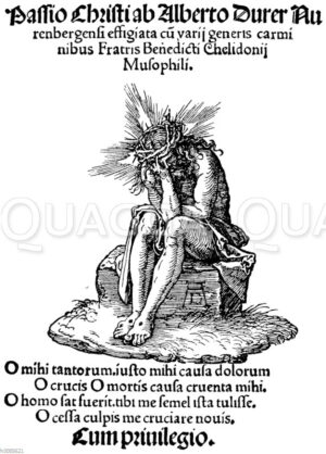 Titelblatt zur 'kleinen Passion' nach einem Holzschnitt von Albrecht Dürer