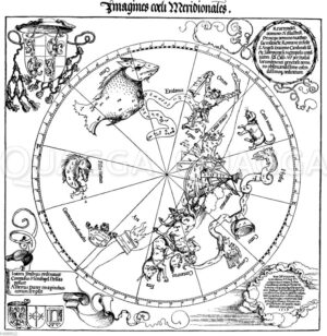 Die südliche Himmelskugel. Nach einem Holzschnitt von Albrecht Dürer