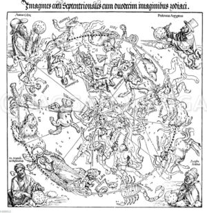 Die nördliche Himmelskugel. Nach einem Holzschnitt von Albrecht Dürer