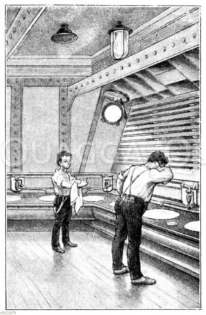 Waschraum für Zwischendecksreisende