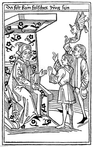 Schwören vor dem Priester